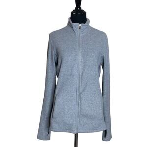 Old Navy Active gray fleece zipper jacket size Small